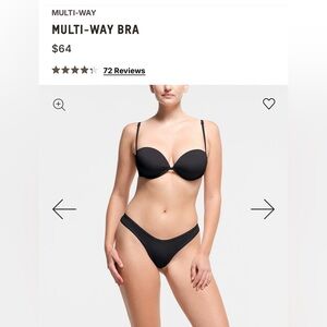 SKIMS Multi-Way Black in Onyx